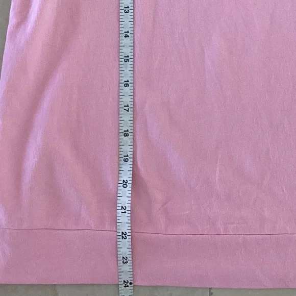 Lilly Pulitzer Cotton Rami Sweatshirt Pink Blossom 💕Love Graphic Embroidered M - Picture 13 of 14